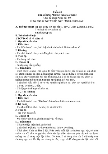 Giáo án Mầm non Lớp Nhà trẻ - Tuần 24 - Chủ đề: Ngày hội 8/3 - Năm học 2024-2025 - Trường Mầm non Nậm Pung