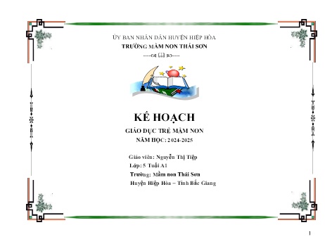 Giáo án Mầm non Lớp Lá - Chủ đề 6: Tết. Mùa xuân - Năm học 2024-2025 - Nguyễn Thị Tiệp