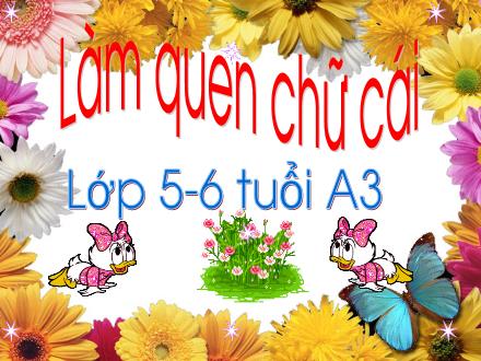 Bài giảng Mầm non Lớp Lá - Chủ đề: Gia đình - Đề tài: Làm quen với chữ cái e, ê - Hoàng Thị Chiêm